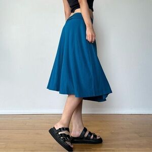 Teal A-Line Skirt